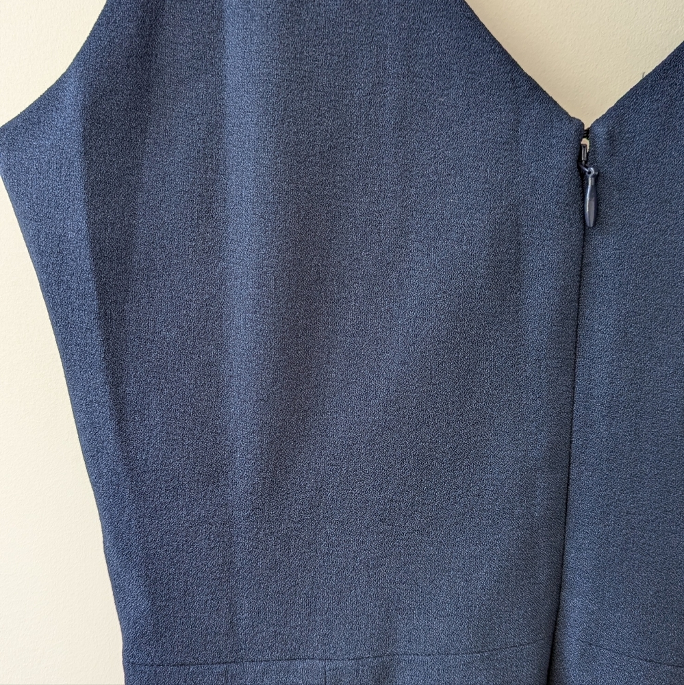 Dress The Population Navy Anita Crepe Cocktail Dress - Picture 12 of 15